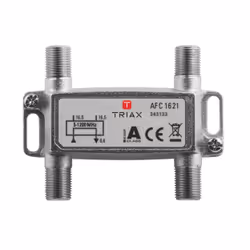 Triax 343133 séparateur ou commutateur de câbles Diviseur de câbles Argent