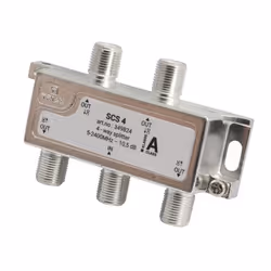 Triax SCS 4 Diviseur de câbles Argent, Blanc