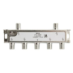Triax SCS 6 Diviseur de câbles Argent, Blanc
