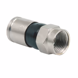 Triax EX 6-49/83, Type F, F, 5 - 3000 MHz, 75 Ohm, Noir, Nickel, KOKA 6 DS / F6 TSV, KOKA 110 A+