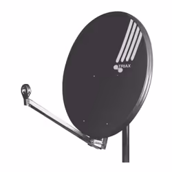 Triax Hit FESAT 65, 10,7 - 12,75 GHz, 36 dBi, 15 - 45°, 21,3°, Noir, Gris, Aluminium