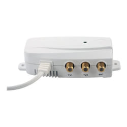Triax IFP 102 Adaptateur secteur 100 mA 2 connecteurs de sortie ( connecteur F ) blanc