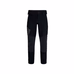 Pantalon de travail fonctionnel avec genoux renforcés en tissu Teramid Kevlar extra-résistant à fermeture velcro. Tissu stret ...