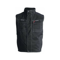 Engel - Gilet matelasse oxford noir combat taille s