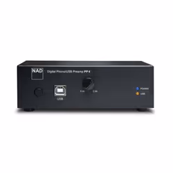 NAD PP 4, 2.0 canaux, 0,03%, 78 dB, 5 mV, 100 Ohm, 100 Ohm