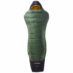 Sac de couchage - NORDISK - Gormsson +4° Curve - XL - Noir-vert - Été - 610 g
