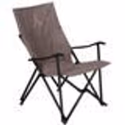 Grand Canyon EL Tovar - Chaise de Camping- Chaise Pliante avec accoudoirs - jusqué 100 kg - Aluminium - Faucon (Marron)