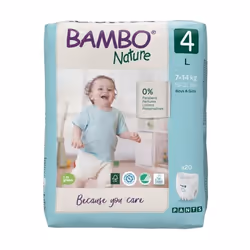 Culottes dapprentissage Bambo Nature - Taille 4 - 20 unités