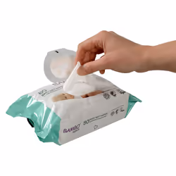 Bambo Nature 5703538390456 lingette pour bébés 80 pièce(s) - Vue supplémentaire 4