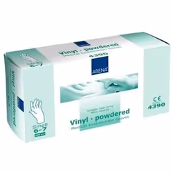 Abena Gants Vinyle Non Poudrés Taille S 100 unités