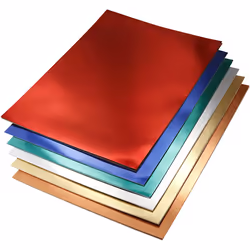 Creativ Company 22082, Papier cadeau, Couleurs assorties, Monochromatique, Feuille, 210 mm, 297 mm