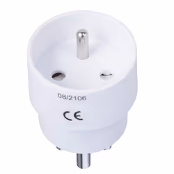 Microconnect GRUPADK adaptateur prise d'alimentation Type K (DK) Type E (FR) Blanc