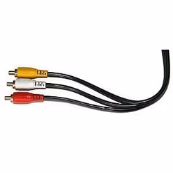 Câble de modulation audio-vidéo ELTAX Interconnect 3 - 15m - Noir - 3 Cinch RCA