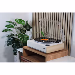 Eltax Spinster Tourne-disque entraîné par courroie Gris clair, Bois - Vue supplémentaire 3