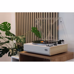 Eltax Spinster Tourne-disque entraîné par courroie Gris clair, Bois - Vue supplémentaire 4