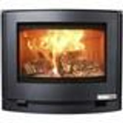 Poêle à bois suspendu - ADURO 15-3 - 50554 - 65 KW - Noir