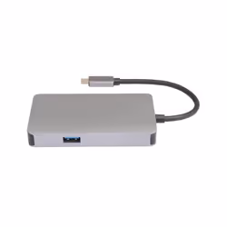 Microconnect USB3.1CCOM14 station d'accueil Avec fil USB 3.2 Gen 1 (3.1 Gen 1) Type-C Gris - Vue supplémentaire 2