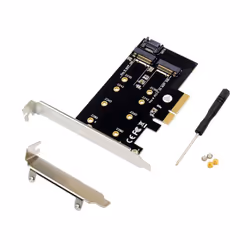 Microconnect MC-PCIE-SSDADAPTER, PCIe, M.2, Noir, 60 mm, 80 mm, 42 mm