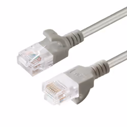 Microconnect V-UTP6A005-SLIM, 0,5 m, Cat6a, U/UTP (UTP), RJ-45, RJ-45