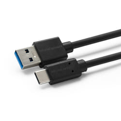 Microconnect USB3.2CA1 câble USB 1 m USB 3.2 Gen 2 (3.1 Gen 2) USB A USB C Noir