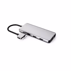 eSTUFF USB-C Dual USB-C Dock USB 3.2 Gen 1 (3.1 Gen 1) Type-C 5000 Mbit/s Aluminium