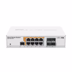 Mikrotik CRS112-8P-4S-IN, Gigabit Ethernet (10/100/1000), Connexion Ethernet, supportant l'alimentation via ce port (PoE)