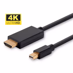 Microconnect MDPHDMI2B-4K, 2 m, Mini DisplayPort, HDMI Type A (Standard), Mâle, Mâle, Droit