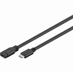 Microconnect USB3.1CC1EX, 1 m, USB C, USB C, USB 3.2 Gen 1 (3.1 Gen 1), 5000 Mbit/s, Noir