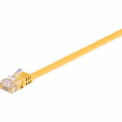 Microconnect V-UTP601Y-FLAT, 1 m, Cat6, U/UTP (UTP), RJ-45, RJ-45