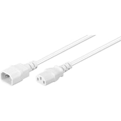 Microconnect PE040630W câble électrique Blanc 3 m Coupleur C14 Coupleur C13