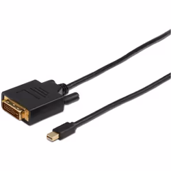 Microconnect MDPDVI2B, 2 m, Mini DisplayPort, DVI-D, Mâle, Mâle, Droit
