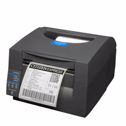 Citizen CL-S521II, Thermique directe, 203 x 203 DPI, 150 mm/sec, Avec fil, Noir