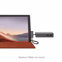 Microsoft Surface Dock 2 station d'accueil Tablette Noir - Vue supplémentaire 4