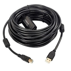 Microconnect USBAB10B-ACTIVE câble USB 10 m USB 2.0 USB B USB A Noir