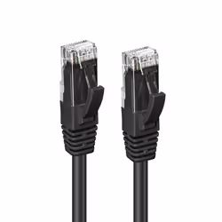 Microconnect MC-UTP6A005S câble de réseau Noir 0,5 m Cat6a U/UTP (UTP)
