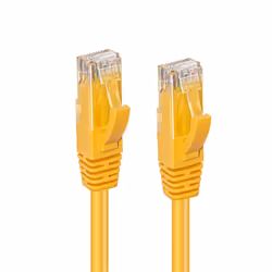 Microconnect MC-UTP6A0025Y câble de réseau Jaune 0,25 m Cat6a U/UTP (UTP)