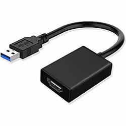 Microconnect MC-USB3.0HDMI, 0,15 m, HDMI Type A (Standard), USB Type-A, Femelle, Mâle, Droit