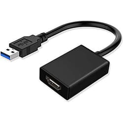 Microconnect MC-USB3.0HDMI câble vidéo et adaptateur 0,15 m HDMI Type A (Standard) USB Type-A Noir