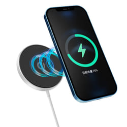 eSTUFF ES638100 chargeur d'appareils mobiles Smartphone Aluminium Secteur Recharge sans fil Charge rapide Intérieure