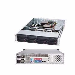 Supermicro 825TQC-R802LPB, Support, Serveur, Noir, ATX, EATX, Métal, HDD, Réseau, Énergie, Coupure de courant, Système
