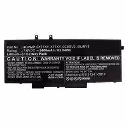 CoreParts MBXDE-BA0182, Batterie, DELL, Latitude 14 5400, Latitude 14 5500, N001L5400-D1306CN