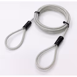 Microconnect MC-LOCKWIRE2M, 2 m, Acrylonitrile-Butadiène-Styrène (ABS), Acier, Noir