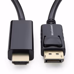 Microconnect MC-DP-HDMI-150 câble vidéo et adaptateur 1,5 m DisplayPort Noir - Vue supplémentaire 3
