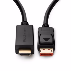 Microconnect MC-DP-HDMI-3004K câble vidéo et adaptateur 3 m DisplayPort Noir - Vue supplémentaire 2