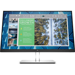 HP E-Series E24Q G4 23.8" Quad HD Noir, Argent