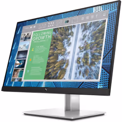 HP E-Series E24Q G4 23.8" Quad HD Noir, Argent