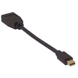 Microconnect MDPDP-4K, 0,15 m, Mini DisplayPort, DisplayPort, Mâle, Femelle, 4096 x 2160 pixels