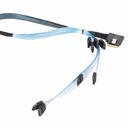 Supermicro CBL-SAST-0827 câble Serial Attached SCSI (SAS) 0,7 m Noir