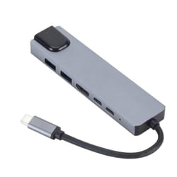 eSTUFF ES623012 station d'accueil USB 3.2 Gen 1 (3.1 Gen 1) Type-C Gris