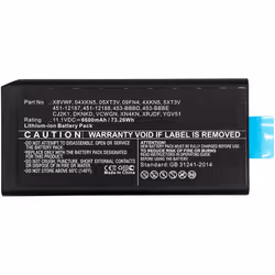 CoreParts MBXDE-BA0185, Batterie, DELL, Latitude 12 7204, Latitude 14 7404, Latitude 14 Rugged 5404